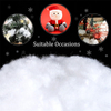 豪华的柔软的聚酯雪绒毛，用于度假装饰